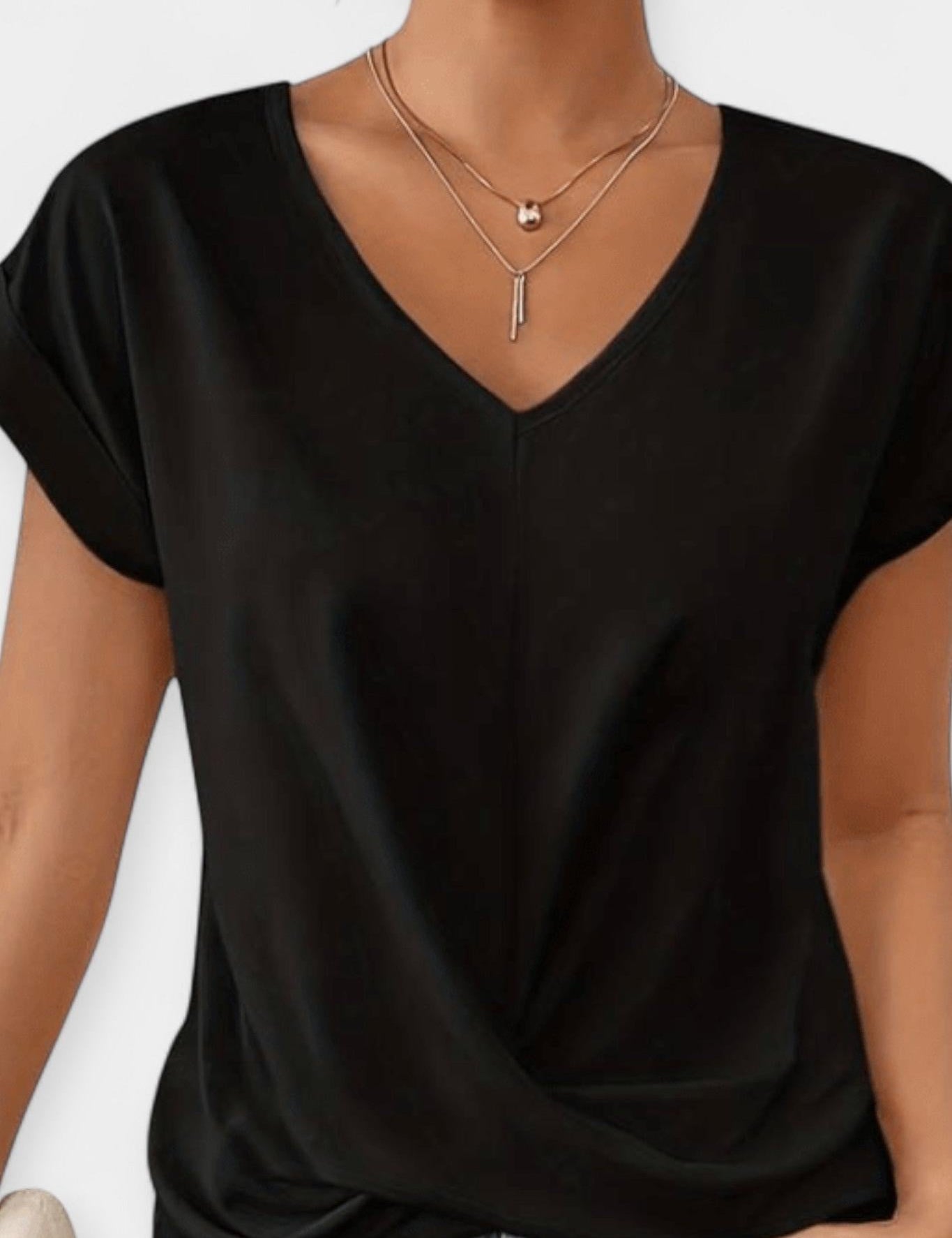 Stine | Blouse à col en V