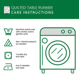 Golden Sunlight Bloom Quilted Table Runner NCU0TD692