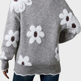 Thea | Pull à Fleurs