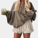 Thilde | Doudoune vert olive