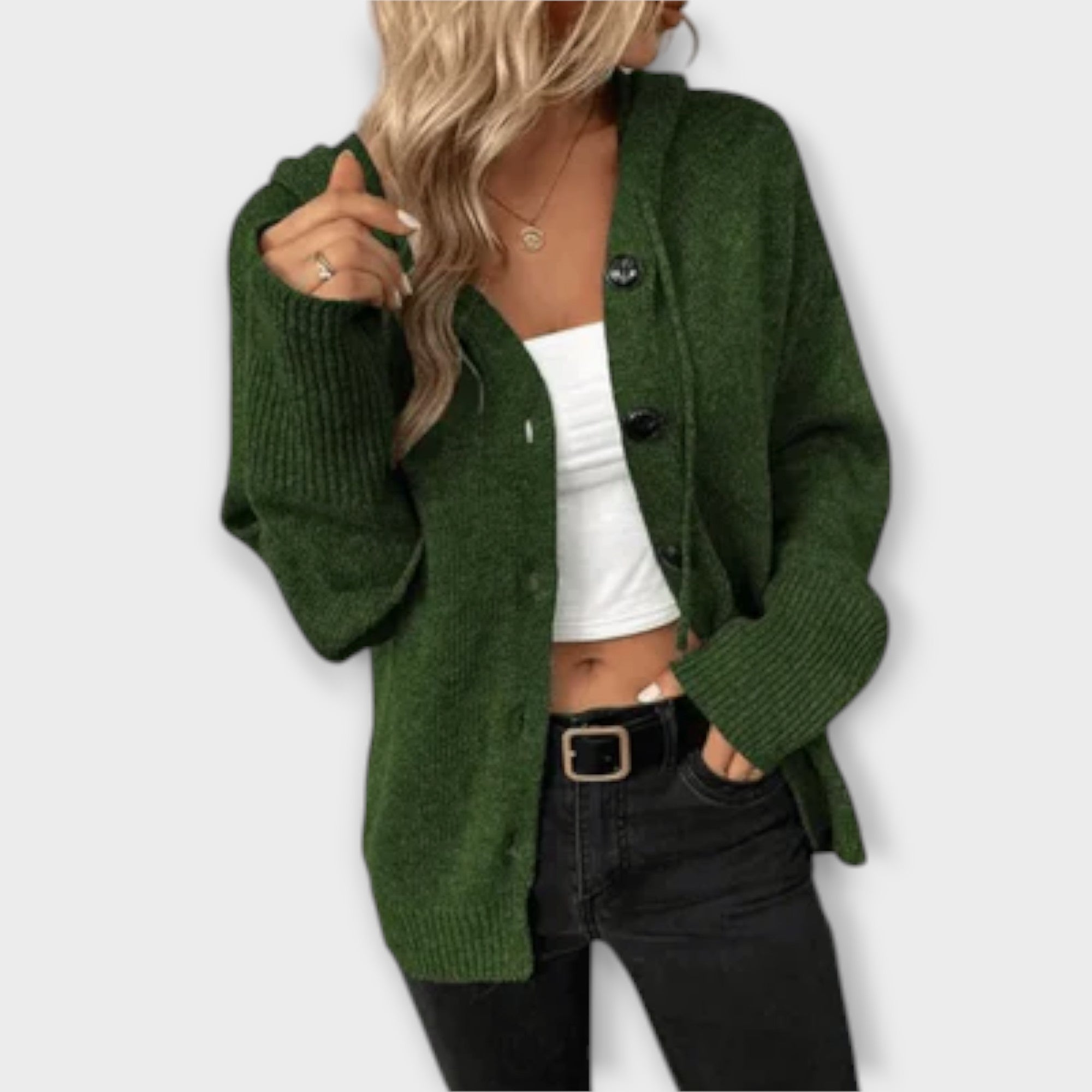 Brittan - Cardigan Tricoté avec Boutons
