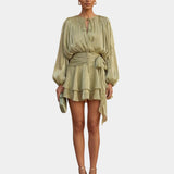 Aude | Robe courte volants