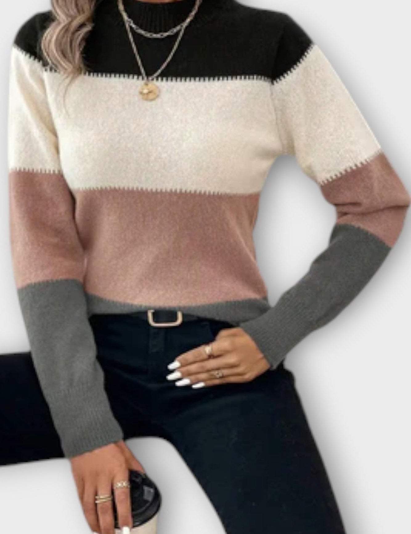 Vibeke | Pull Rayé