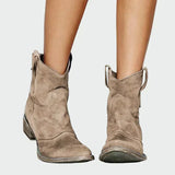 Sára - Bottines rétro style cowboy