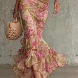 Racquella - Robe Maxi Vintage