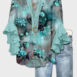Viola | Blouse Turquoise