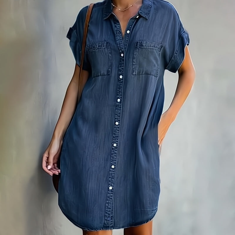 Helen™ | Robe chemise avec boutons