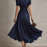 Firenze | Robe Maxi Chiffon Vintage Élégante
