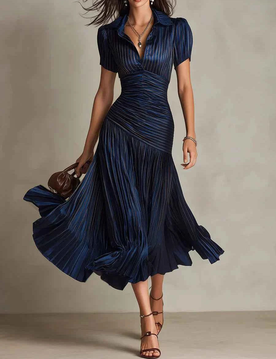 Firenze | Robe Maxi Chiffon Vintage Élégante