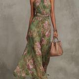Marianne™ | Robe maxi à bretelles florales