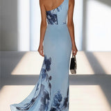 Victoria | Robe Maxi Off-Shoulder en Satin