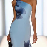 Victoria | Robe Maxi Off-Shoulder en Satin