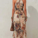 Chloé | Robe Midi Douce Florale Vintage