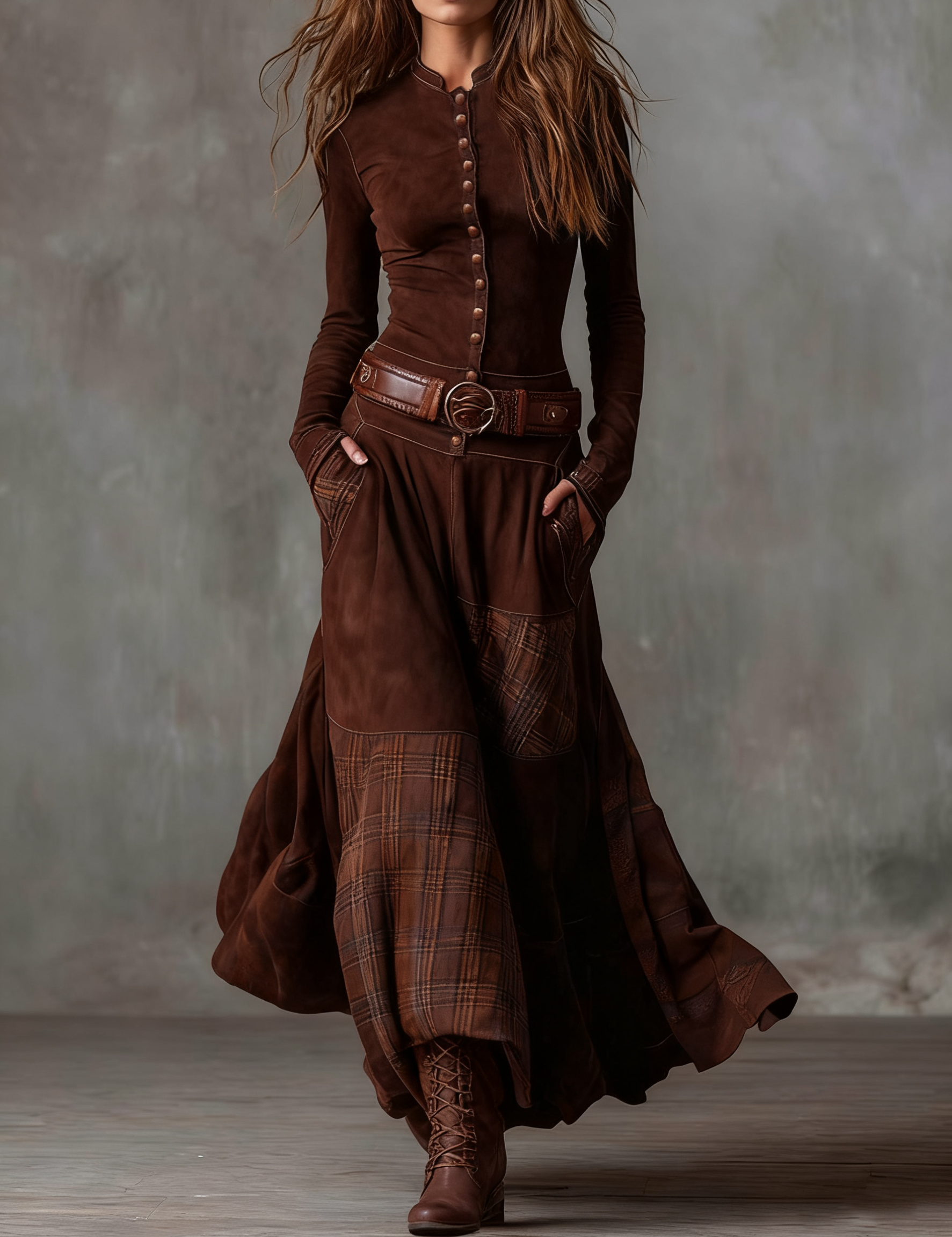 Leonora | Robe longue vintage