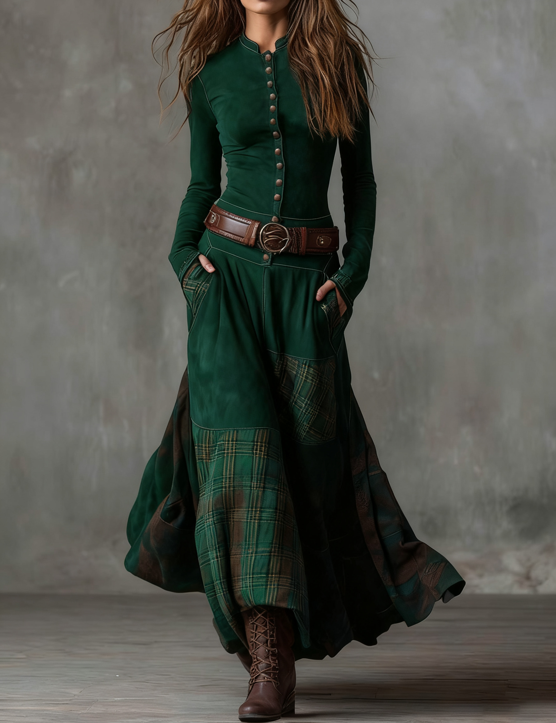 Leonora | Robe longue vintage