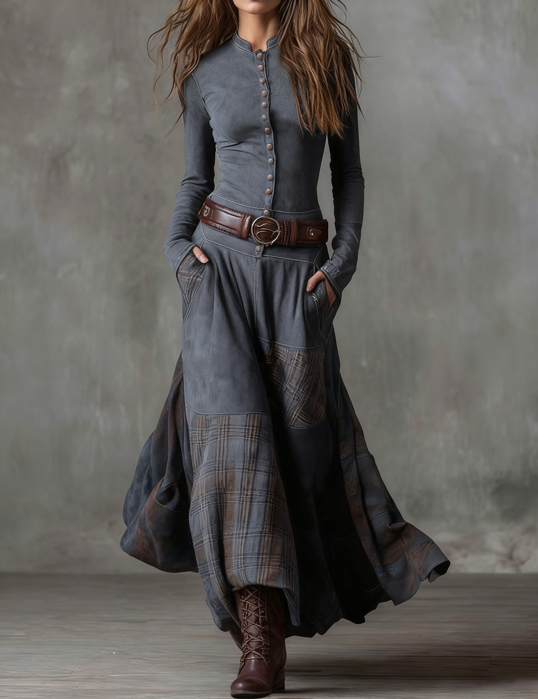 Leonora | Robe longue vintage