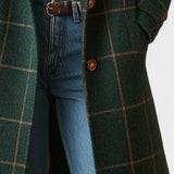 Yrsa™ | Élégant manteau en tweed à motif tartan