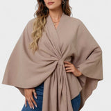 Yvette | Poncho Drapé Élégant