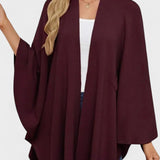 Yvette | Poncho Drapé Élégant
