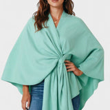 Yvette | Poncho Drapé Élégant