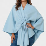 Yvette | Poncho Drapé Élégant