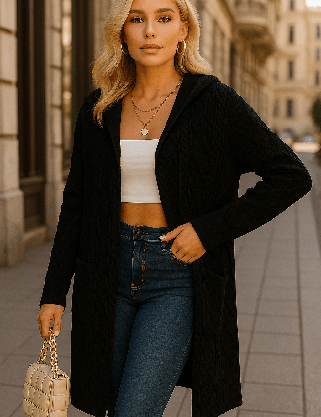 Zienna | Manteau en Maille