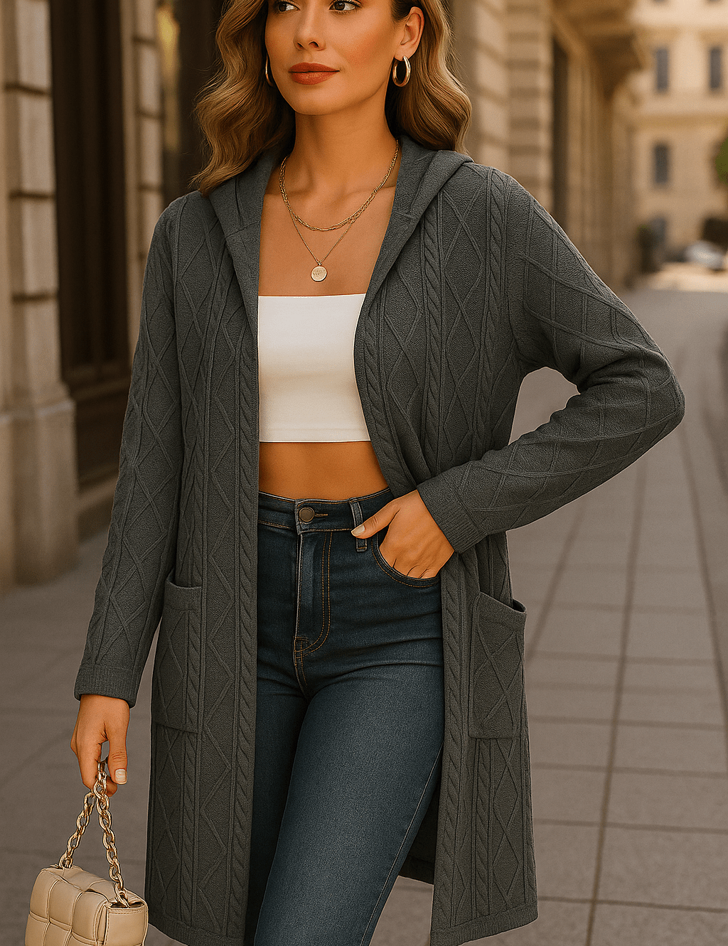 Zienna | Manteau en Maille