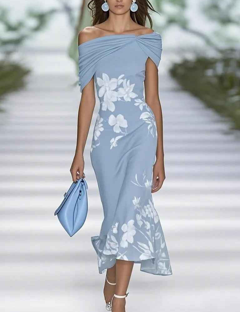 Frédérique | Robe Élégante avec Imprimé Floral