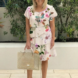 Ellie™ | Robe à couches avec imprimé floral