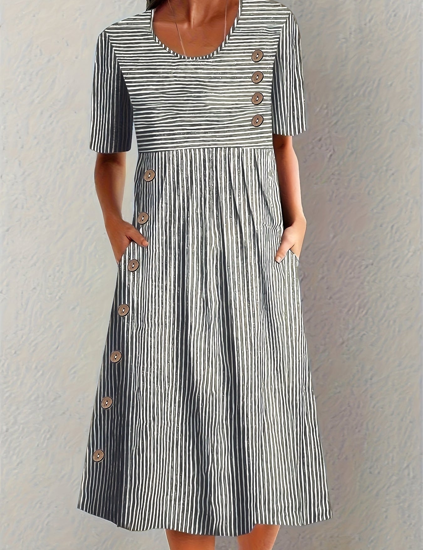 Sofia™ | Robe d'Été Rayée