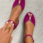 Olivia™ | Sandales Vert Sauge Élégantes
