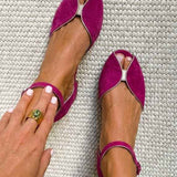 Olivia™ | Sandales Vert Sauge Élégantes
