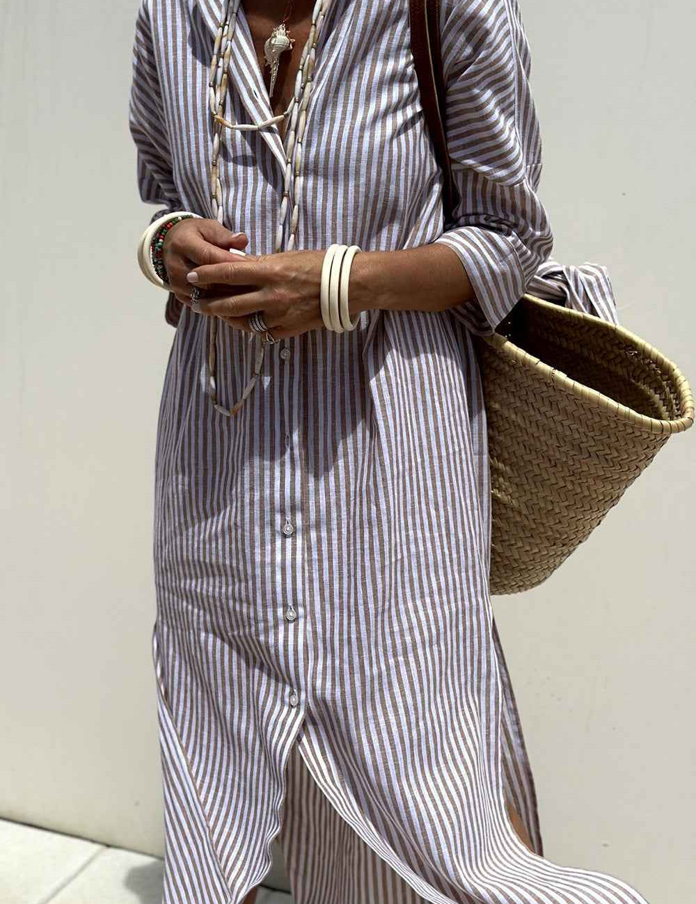 Sophia - Robe Chemise Confortable