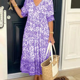 Keisha | Robe Maxi Florale à Col V