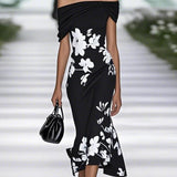 Frédérique | Robe Élégante avec Imprimé Floral