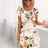 Ellie™ | Robe à couches avec imprimé floral