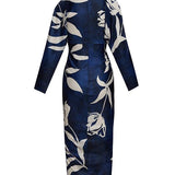 Eva | Robe Midi Dolman Imprimée Unique Sun Escape