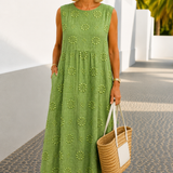 Aikaterini | Robe Midi Brodée