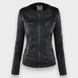 Leni | Veste en Cuir de Motard