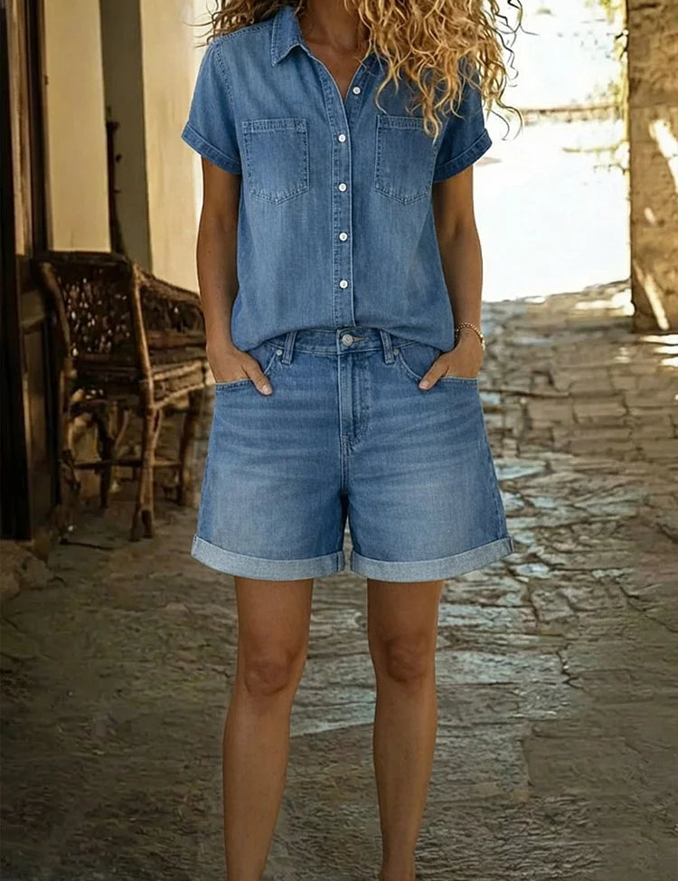 Stephanie™ | Robe décontractée en jean