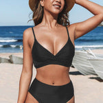 Rachelle - Ensemble de bikini taille haute