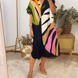 Rosaline - Robe Décontractée Colorée