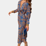 Eve | Robe Élégante à Imprimé Intemporel
