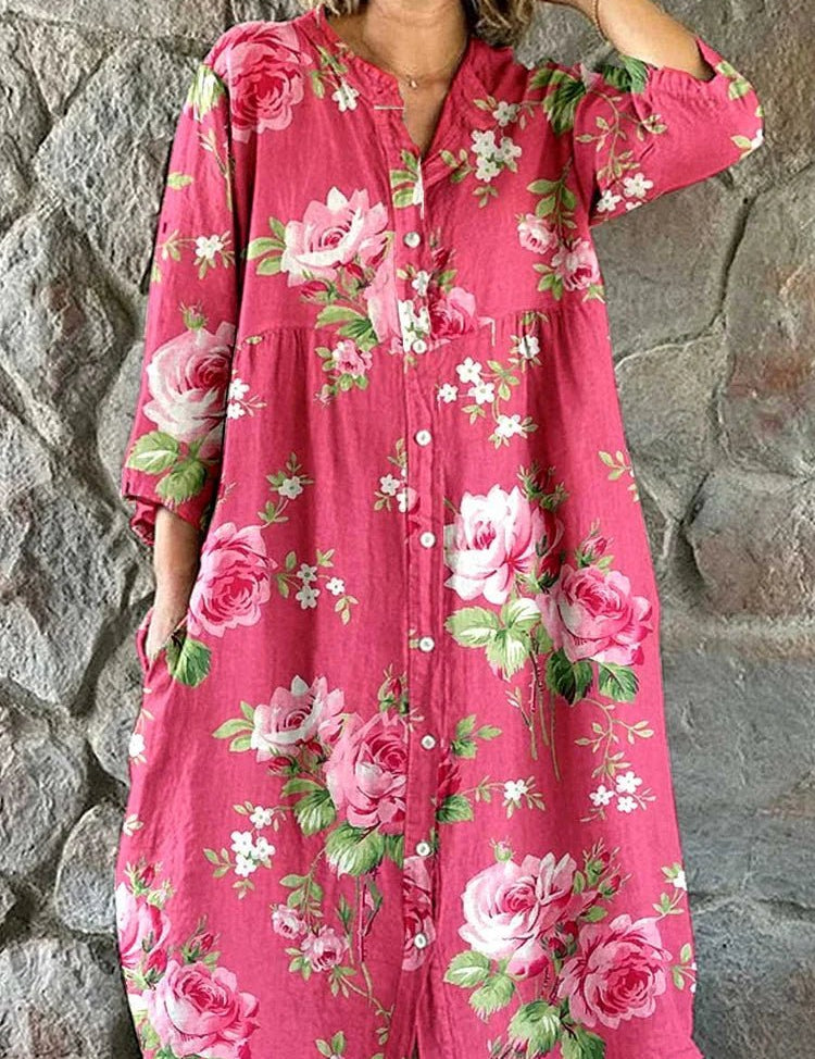 Maddie | Robe Chemise Florale