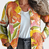 Kiandra™ - Cardigan Vivant à Motif Tropical