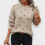 Nina | Pull Tricot avec Pois