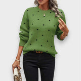Nina | Pull Tricot avec Pois