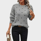Nina | Pull Tricot avec Pois
