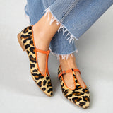 Mocassins T-Strap Léopard Femme | Modernes Printemps 2026