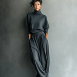 Ensemble en Tricot Pantalon Large
